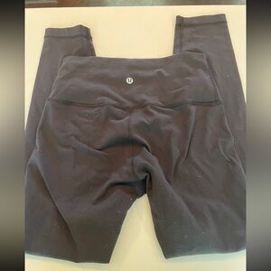 Bundle of Lululemon Wunder Under High Rise Tight  25" Size 6 and 25" Size 8.